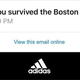 Illustration for article titled Adidas Congratulates Runners On Surviving Boston Marathon, Says Sorryem/em